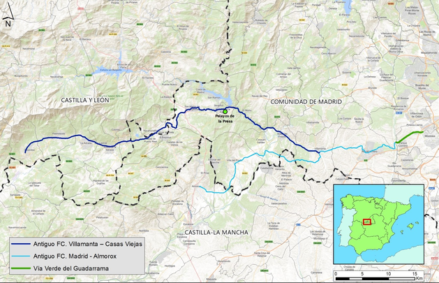 Conexiones y ampliaciones de Vías Verdes en el suroeste de Madrid / FFE