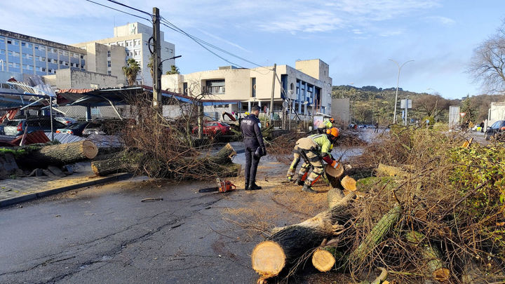 Daños materiales en Plasencia / EFE