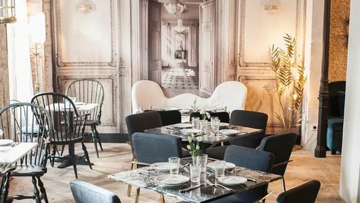 Interior del restaurante de Cristina Oria / Restaurante Cristina Oria