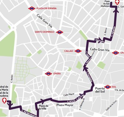 Recorrido Domingo de Ramos Procesión de 'La Borriquita' / Ayuntamiento de Madrid