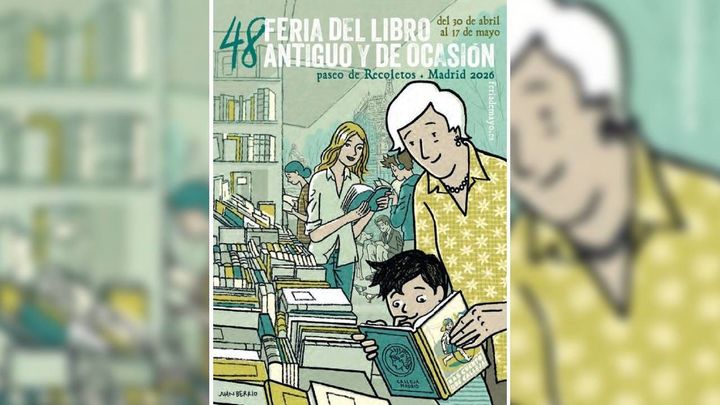 Segundo cartel de la 48ª Feria del Libro Antiguo y de Ocasión de Madrid / Telemadrid