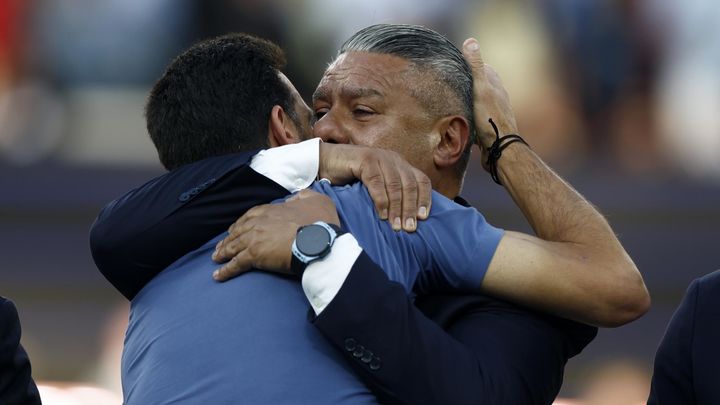 Chiqui Tapia con Scaloni / EFE