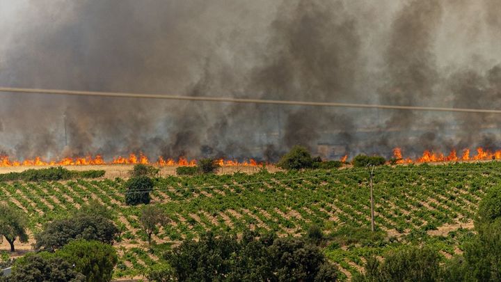 Incendio de Madrid en Robledo de Chavela / EUROPA PRESS
