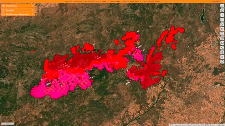Mapa incendios / REDACCIÓN