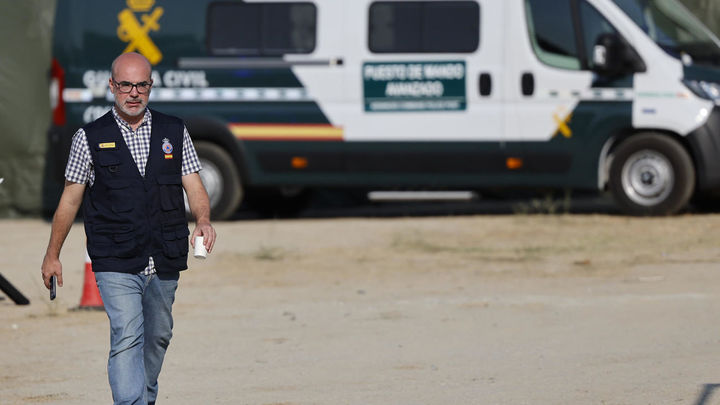 El delegado del Gobierno en Madrid, Francisco Martín, a su llegada al Puesto de Mando Avanzado en Navalcarnero / EFE