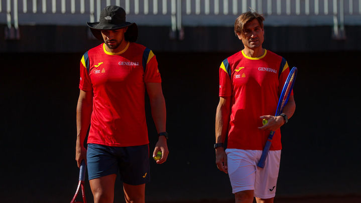Jaume Munar y David Ferrer / EFE